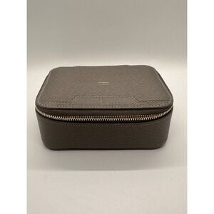 Anya Hindmarch Bespoke Medium Keepsake Box – Tan London Grain – Personalized